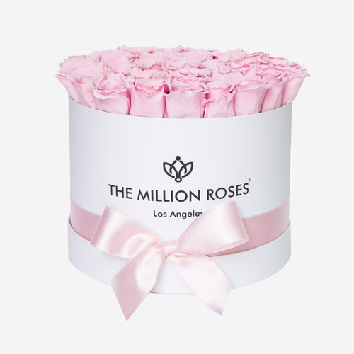 Supreme White Box | Light Pink Roses