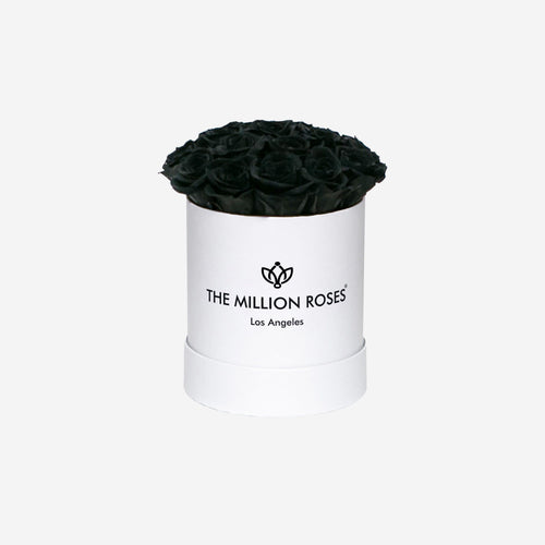 Basic White Box | Black Roses