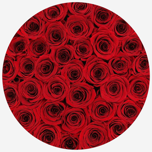 Supreme White Box | Red Roses
