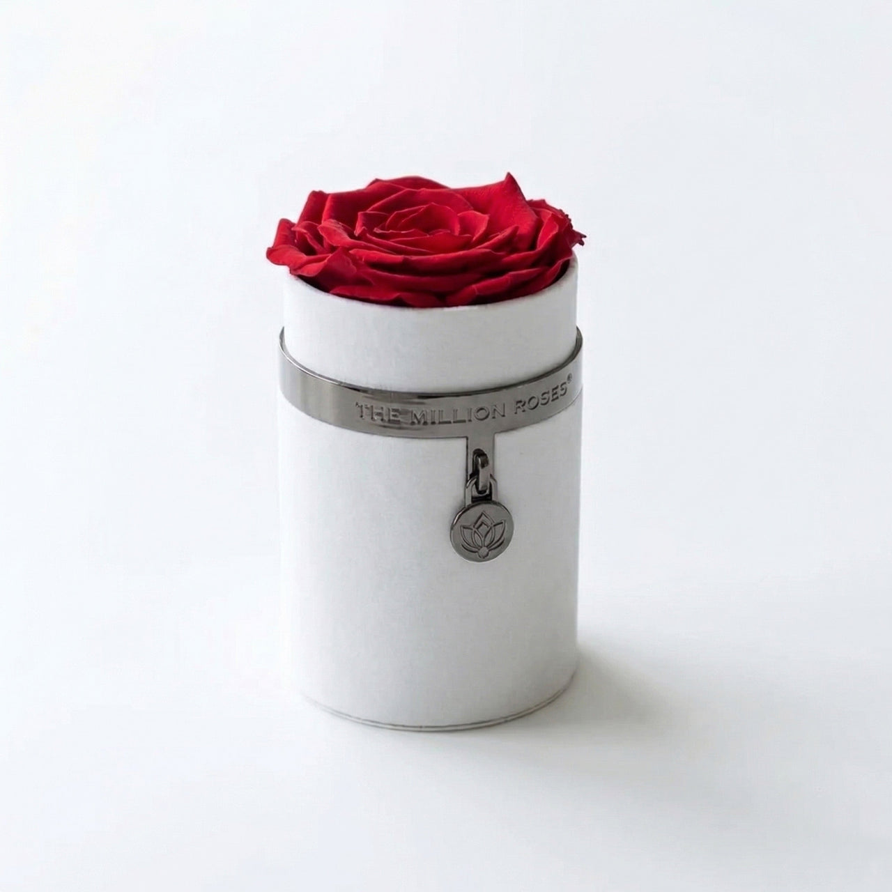 One in a Million™ Round White Box | Charm Edition | Red Rose