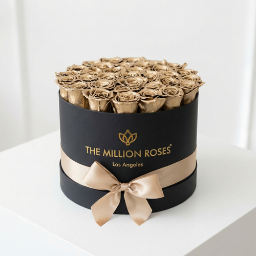 Supreme Black Box | Gold Roses
