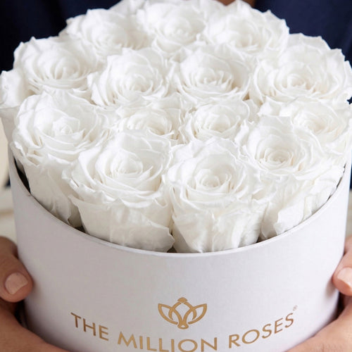 Classic White Box | White Roses